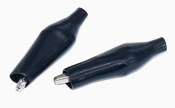 5X clip power wire clip black