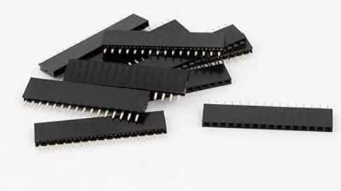 16Pin 2.54mm Single Row Straight PBC Female Pin Header Strip