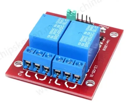 מודול ממסר 5V שני ערוצים