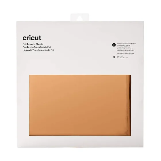 גיליונות פויל רוז גולד מקוריים של Cricut