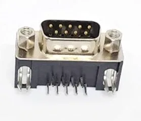9-pin male serial connector, PCB